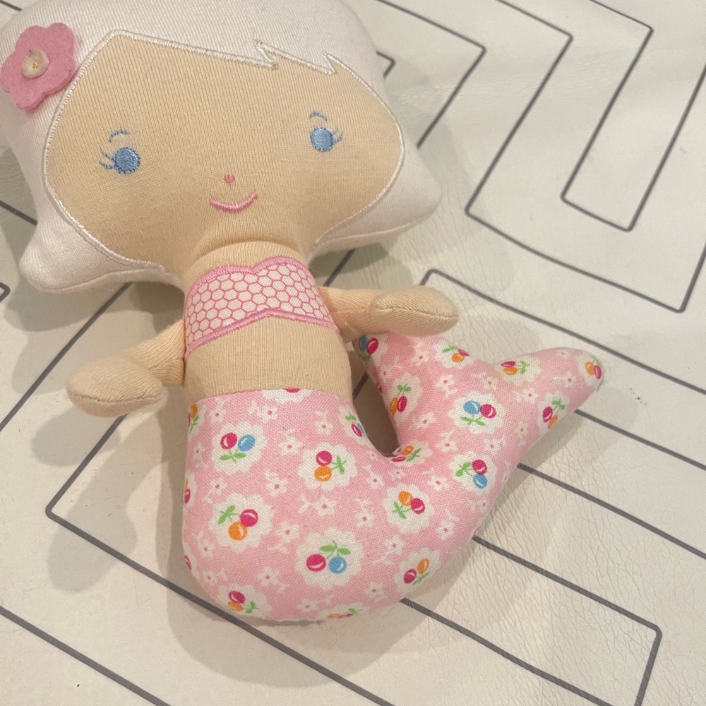 Alimrose Mermaid Rattle Doll - Picture 3 of 8